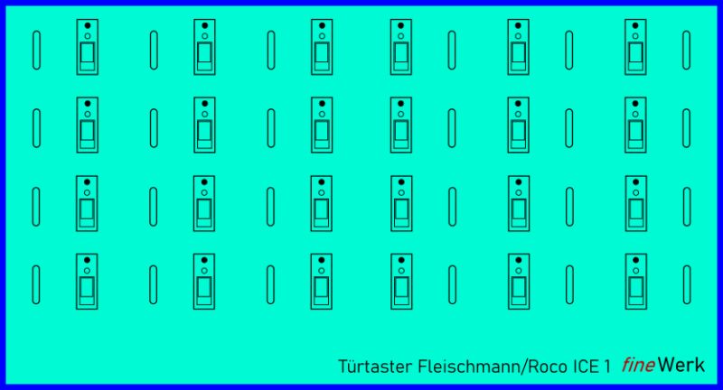 ZR32.65_ICE 1 & ICE 2 Türtaster_Fleischmann/Roco